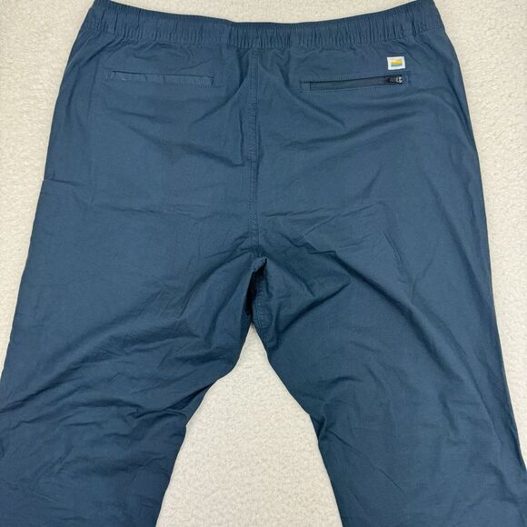 VUORI Ripstop Drawstring Pants Mens XXL Blue V412 Workout Active Lightweight Jog - Picture 5 of 9